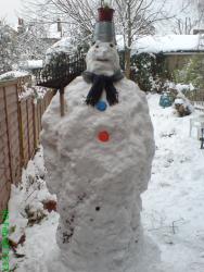 John Martyn in snowman form